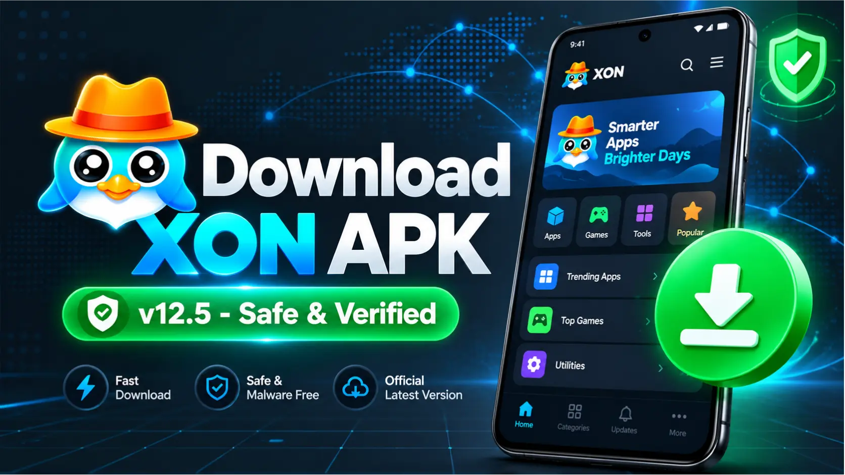 XON APK Safe Download Banner